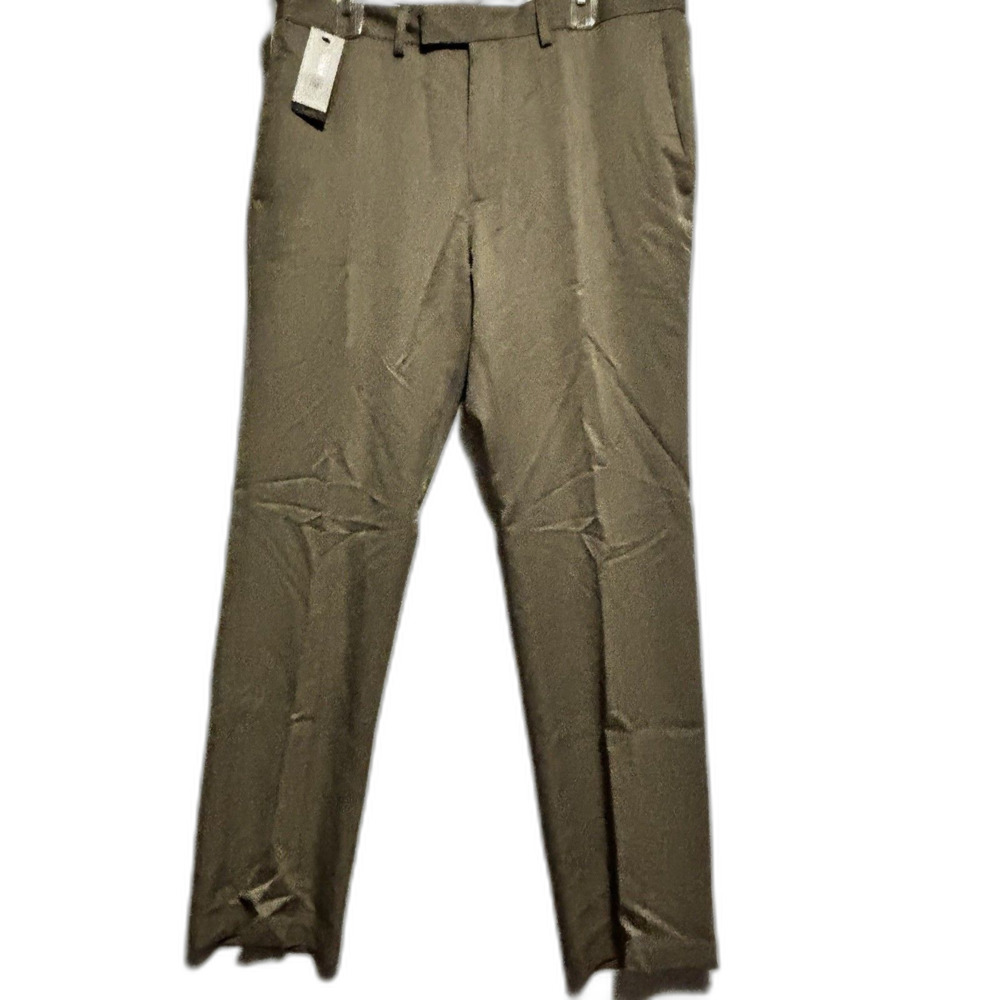 Kenneth Cole Reaction Urban Heather Men Pant Oatmeal Size 36W X 32L NWT